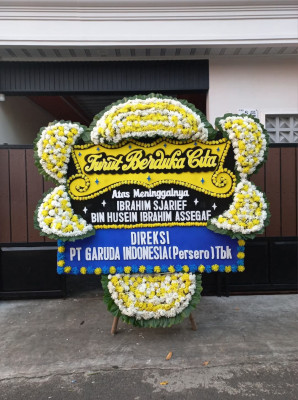 Papan Bunga Duka di Soasio