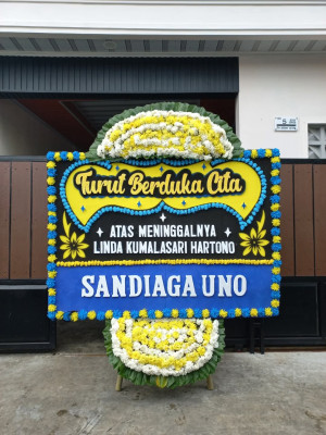 Papan Bunga Duka di Soasio